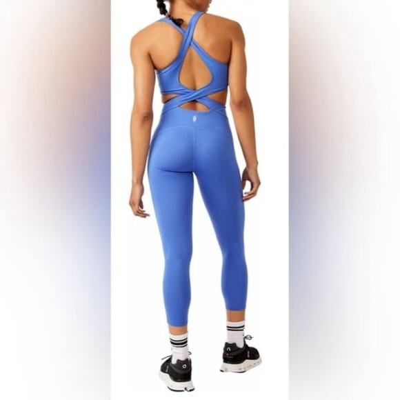 Free people Back it Up Onesie Pool Blue XS NWT - Picture 3 of 16